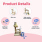 1/12 Scale Dollhouse Decoration Cat Litter Box Kit, Wood Mini Climbing Tree