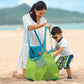 Mesh Beach Sand Toy Bags, Extra Large, Foldable Totes Shell Storage Bag Quick Dry Net Tote for Kids ,Away from Sand Pool Supplies Storage Picnic