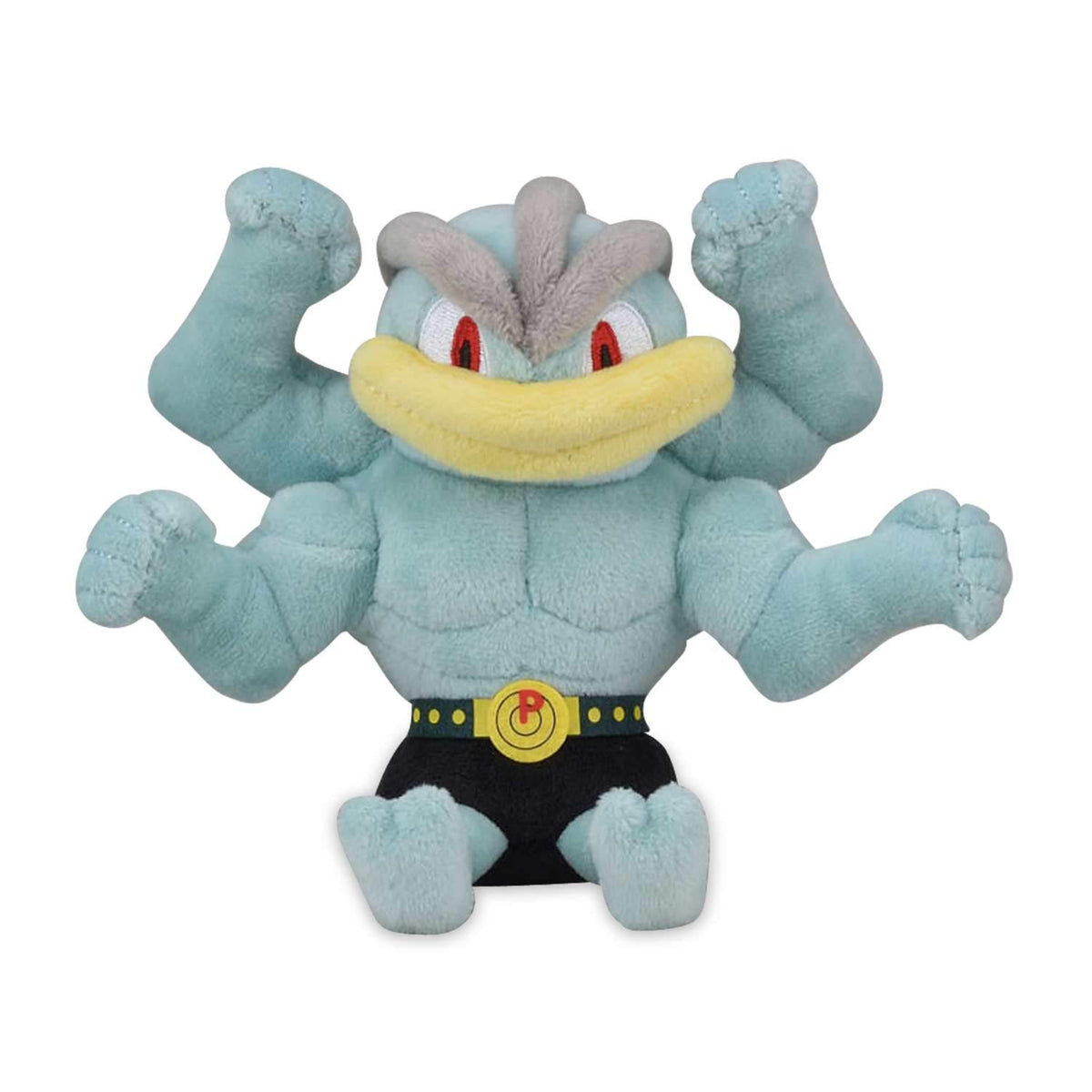 Pokemon Center: Sitting Cuties: Machamp Plush # 68 - Generation 1