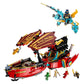 LEGO Ninjago 71797 Aerial Battleship Bounty Toy Blocks, Present, Ninja, Carrot, Vehicle, Nori, Boys, 9 Years Old and Up