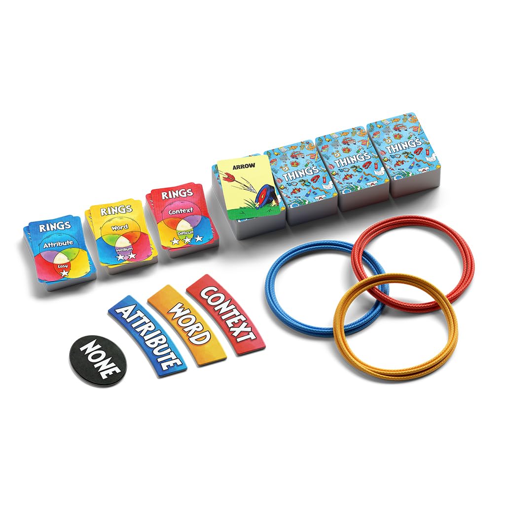 Allplay - Things in Rings Board Game - Small Box Big Game - 2 to 6 Players - 20 Minute Play Time