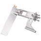 Treehobby 110mm Aluminum Alloy Water Absorbing Steering RC Boat Rudder with 4mm Shaft Axle Strut Mount Bracket Kit Holder,Dual Water Pickup