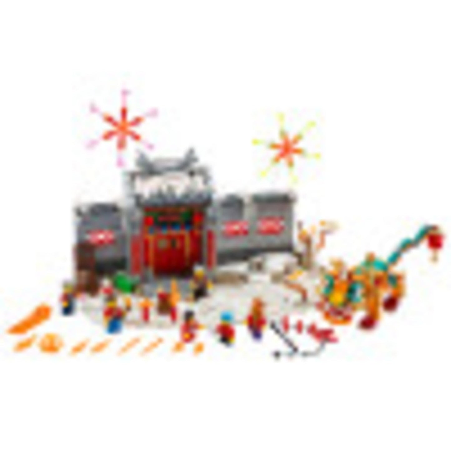 LEGO Story of Nian 80106 Building Kit; Collectible, Educational, Lunar New Year Gift Toy for Kids, New 2021 (1,067 Pieces)