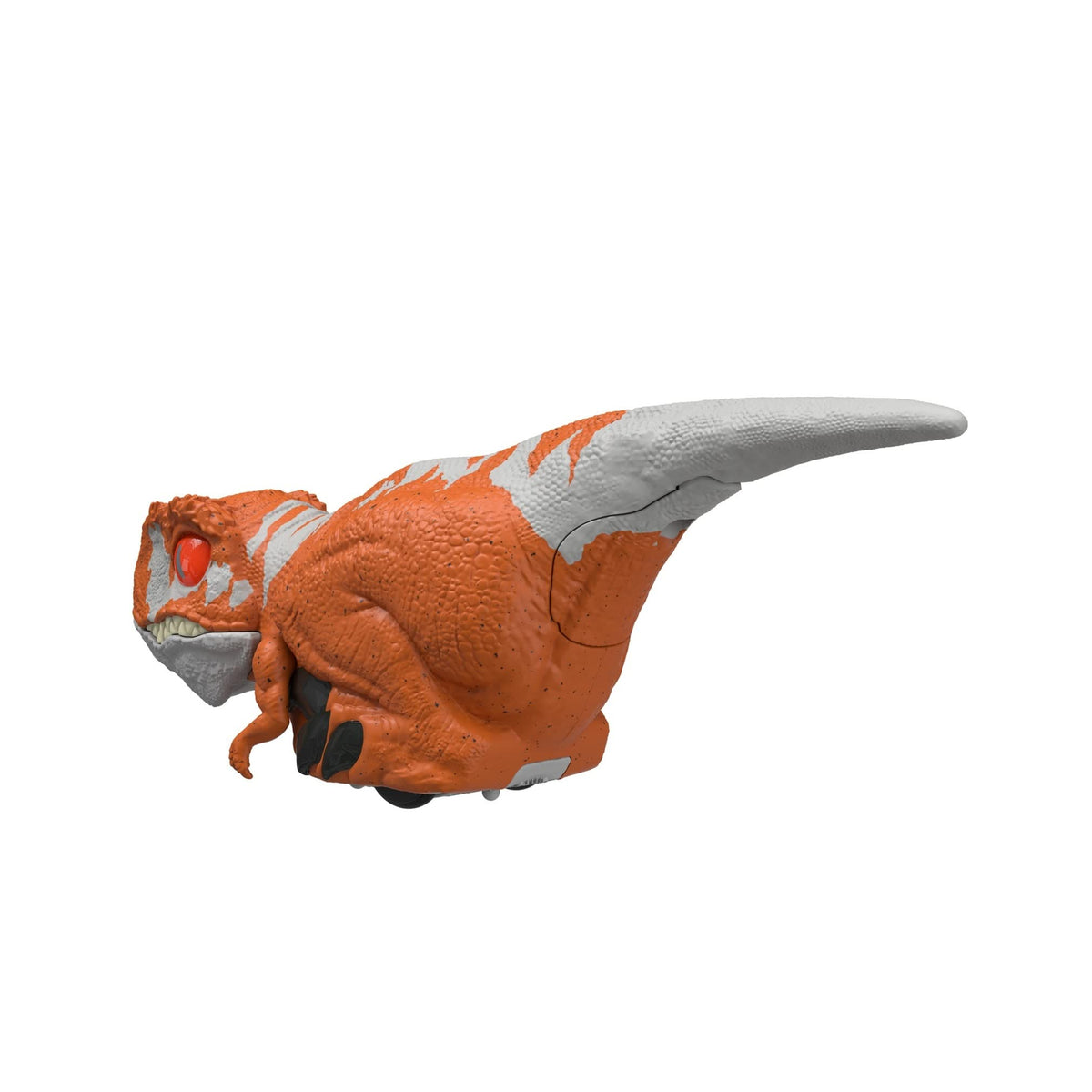 Mattel Jurassic World Dominion Uncaged Dinosaur Toy with Clicker-Controlled Motion & Sound, Click Tracker Atrociraptor Red Dino Action Figure