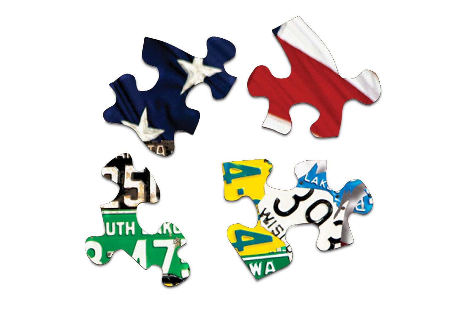 State Plates 400 Piece Family Jigsaw Puzzle
