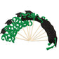 2026 Green Glitter Graduation Cupcake Topper