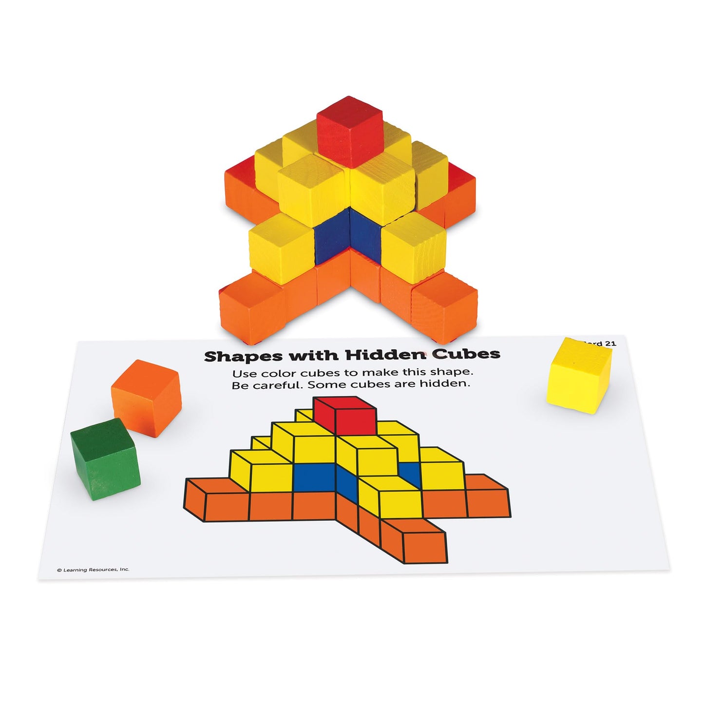 Learning Resources Creative Color Cubes, Fine Motor Skills, Counting Skills, Basic Math, 100 Piece, Ages 3+