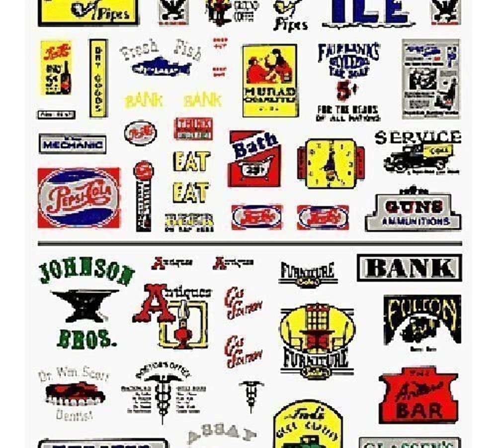 Dry Transfer, Product/Advertising Signs