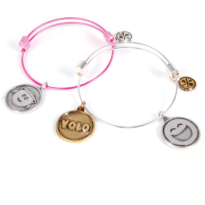 Charmazing Let's Get Started Bracelets - Emoji Collection 1
