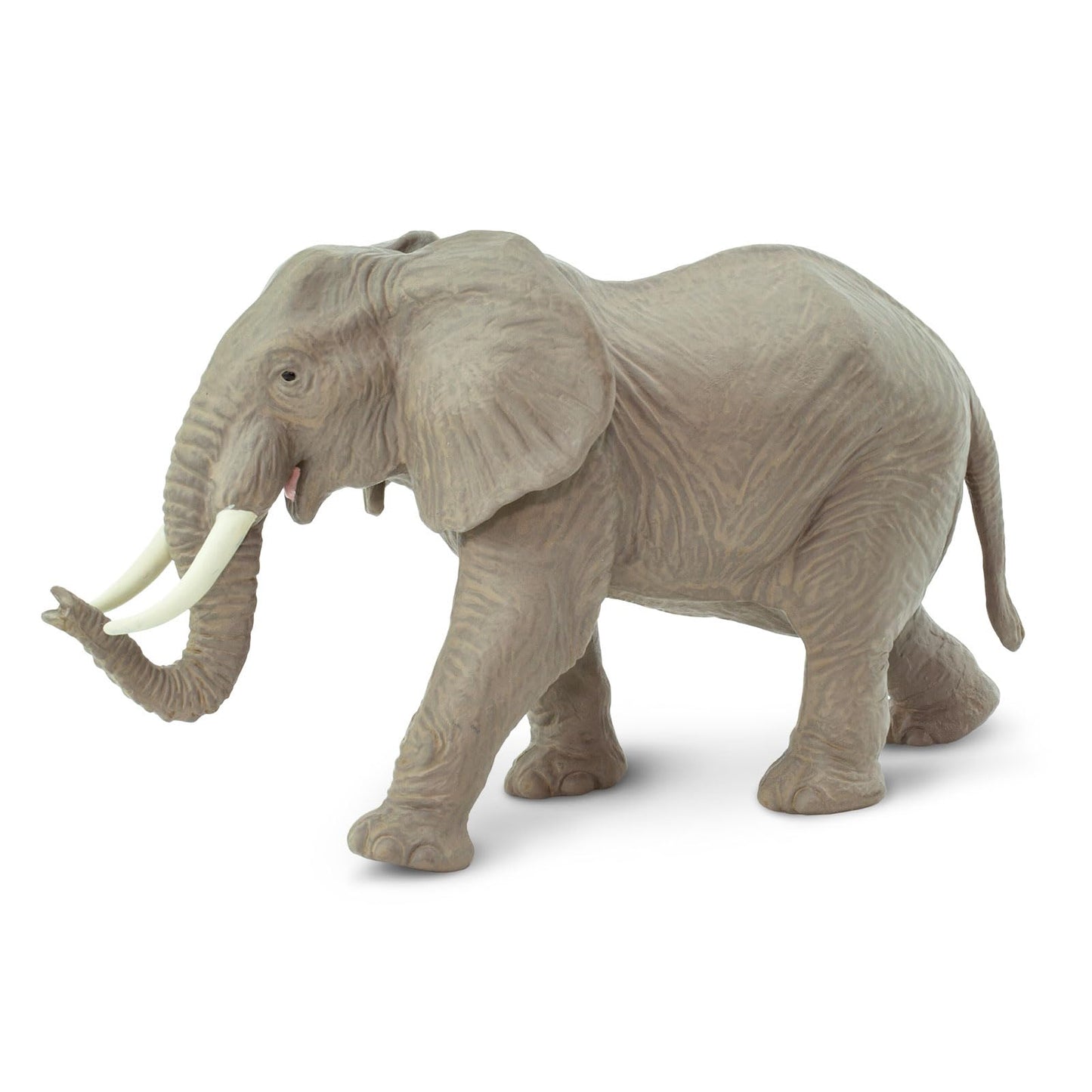 Safari Ltd. African Elephant Toy Figurine - Detailed, Hand-Painted 6.5" Wildlife Model Figure - Safe and Educational Toy for Boys, Girls & Kids Ages
