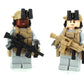 Battle Brick 1.6 Inches Tall US Army Rangers Custom Collectible Minifigures| Genuine Military Minifig | Custom Tactical Gear | Modern Warfare | Great