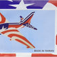 Lot Of 12 Assorted Patriotic Theme Holographic Plane Glider Toys