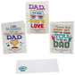 Fun Express Color Your Own Religious Father’s Day Cards (Bulk Set of 12) - DIY Christian Sunday School Crafts for Kids, Bible VBS Activity, Handprint