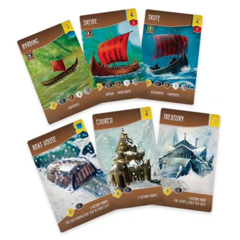 Renegade Game Studios Shipwrights of the North Sea, Viking Strategy Board Game, 2-5 Players