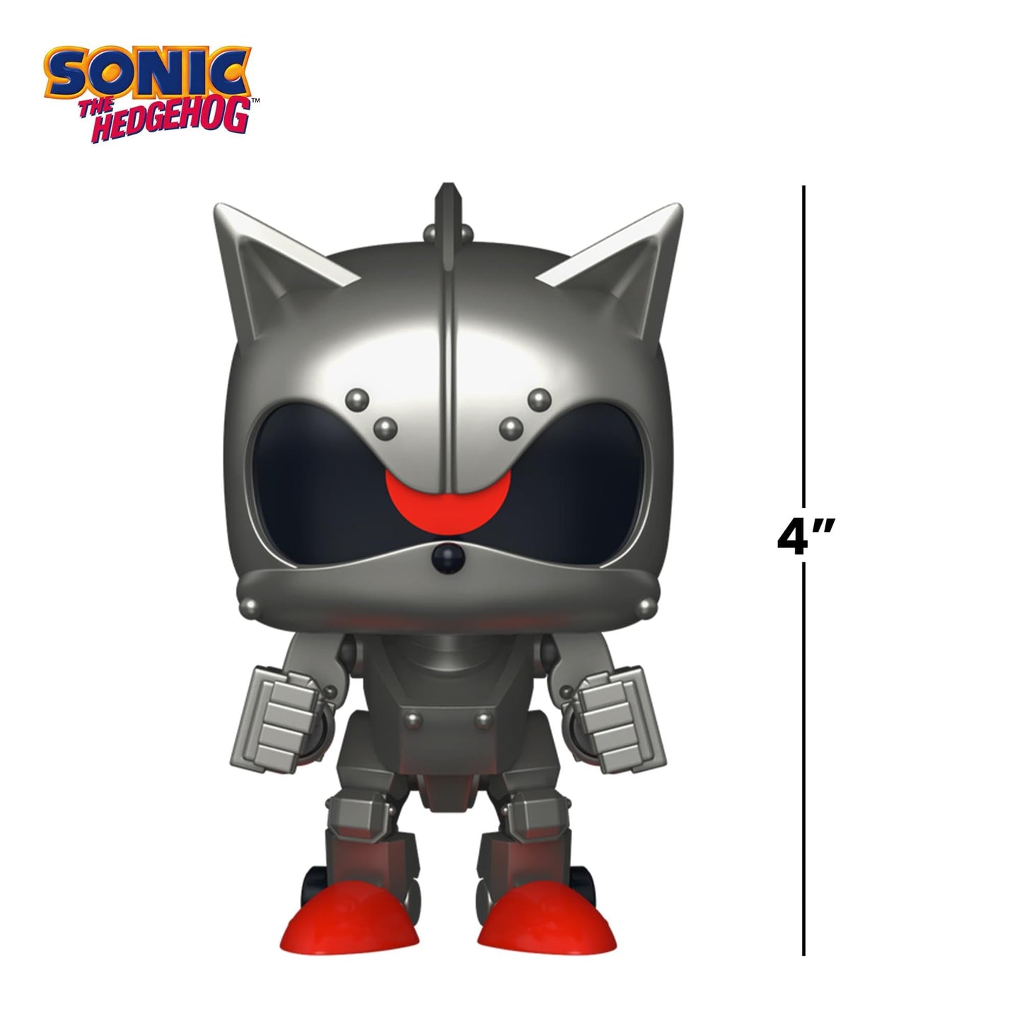Funko Pop! Games: Sonic The Hedgehog - Mecha Sonic - Collectable Vinyl Figure - Gift Idea - Official Merchandise - Toys for Kids & Adults - Video