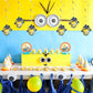 Despicable Me Hanging Swirl Decorations, 26" (Pack of 3) - Eye-Catching Yellow & Blue Design, Perfect for Indoor & Outdoor Use