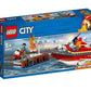 LEGO City Dock Side Fire 60213 Building Kit (97 Pieces)