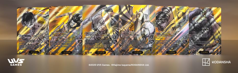 UniVersus Attack on Titan: Apocalypse Booster Display