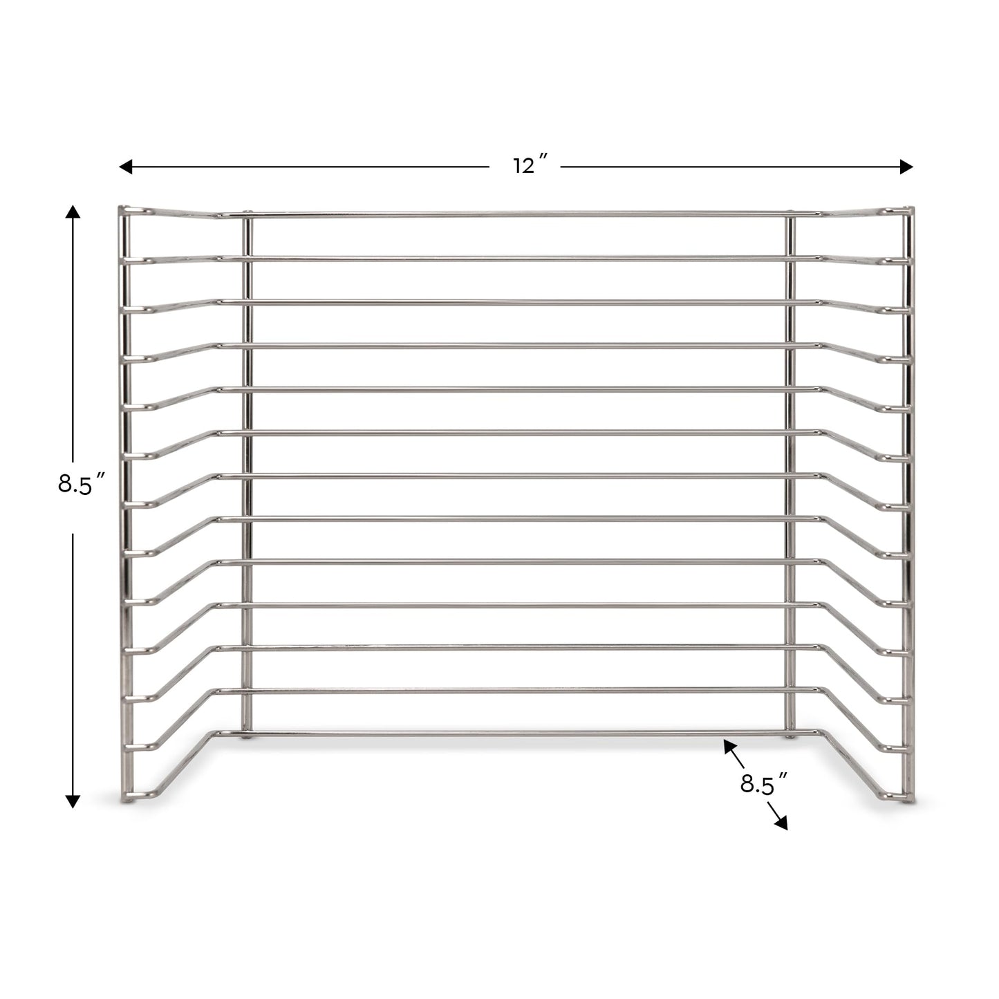 Melissa & Doug Puzzle Storage Rack - Wire Rack Holds 12 Puzzles