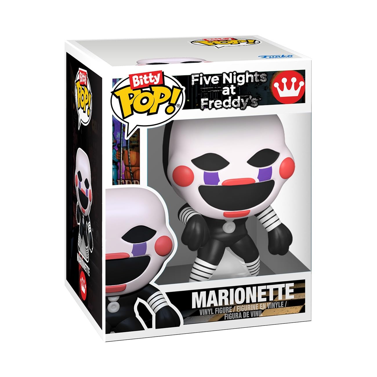 Funko Pop! Bitty 4pk: Five Nights at Freddy's - Withered Golden Freddy, Marionette, Lolbit, & Sun/Moon - 1 in 6 Chance for Eclipse - 0.9 Inch (2.2 Cm)