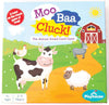 Playhouse Moo Baa Cluck! Animal Sound Preschool Card Game with Easy Card Holders