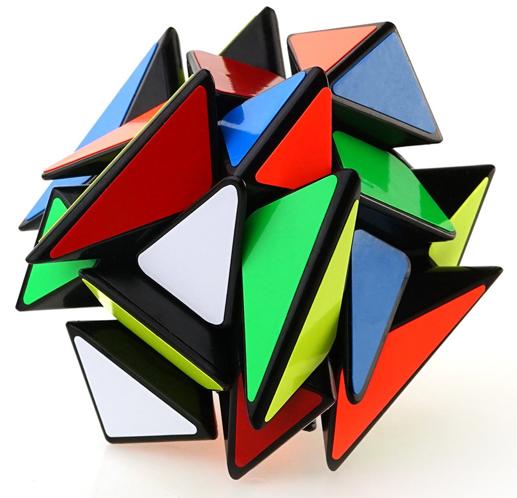 TANCH Skewb Twisty Speed Cube Magic Cube Puzzle Toy Black