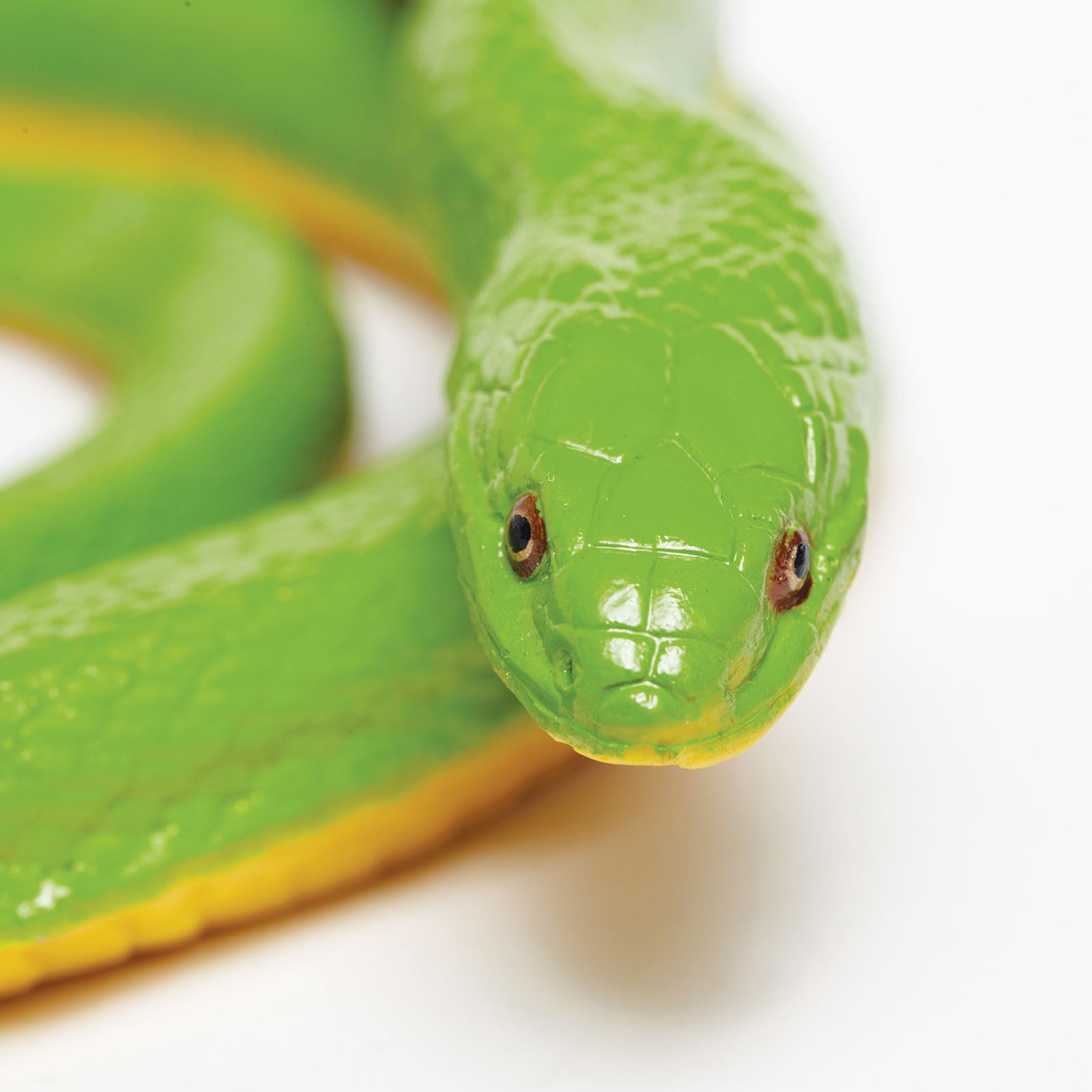 Safari Ltd. Rough Green Snake Figurine - Detailed 36" Plastic Model Figure - Fun Educational Play Toy for Boys, Girls & Kids Ages 3+