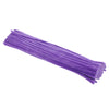 Purple Pipe Cleaners 100Pcs Chenille Stems for Crafts DIY Art Flower Decorations Christmas Ornaments