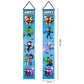 2Pcs Spider and His Friends Birthday party Porch Sign Door Hanging Banner Birthday Party Supplies for Wall Decorations