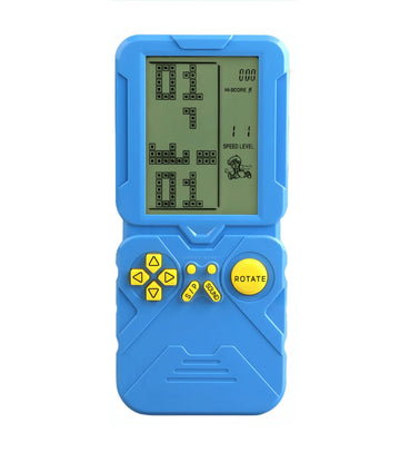 LZYCH 4.5-inch Block Retro Game Console Suitable for European/American Players Built-in 23 Games Racing/Tank war Adjustable Difficulty/Speed Gifts for