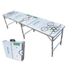 8-Foot Professional Beer Pong Table w/Cup Holes - Dallas Hockey Rink