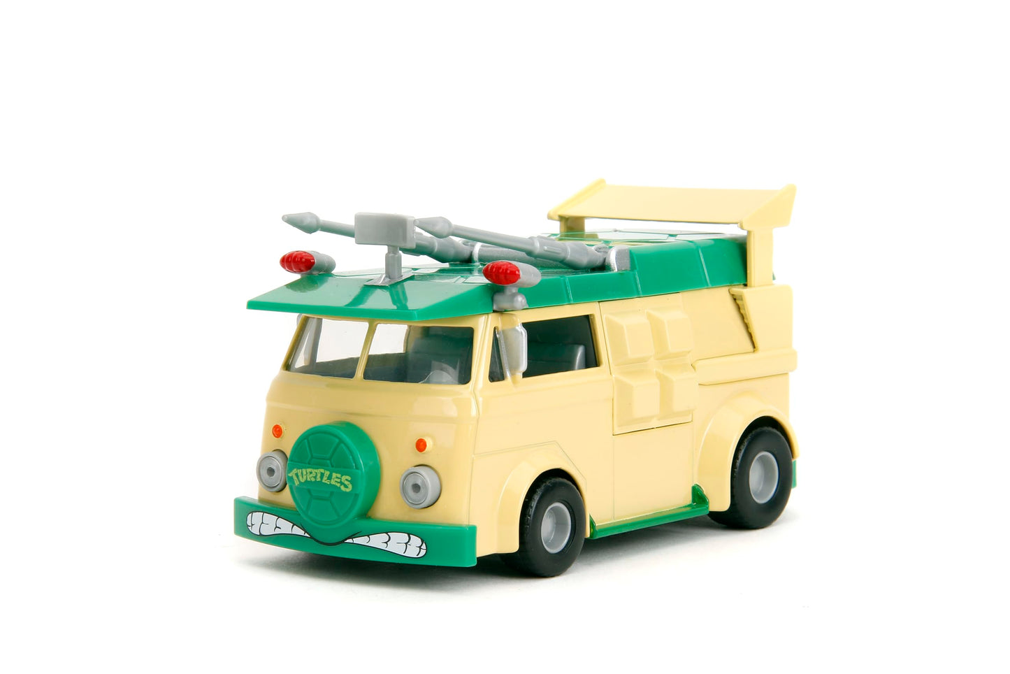 Jada Teenage Mutant Ninja Turtles Party Wagon - Hollywood Rides 1:32 Scale Die-Cast, Opening Doors, Detailed Interior - Collectible for Adults & Kids