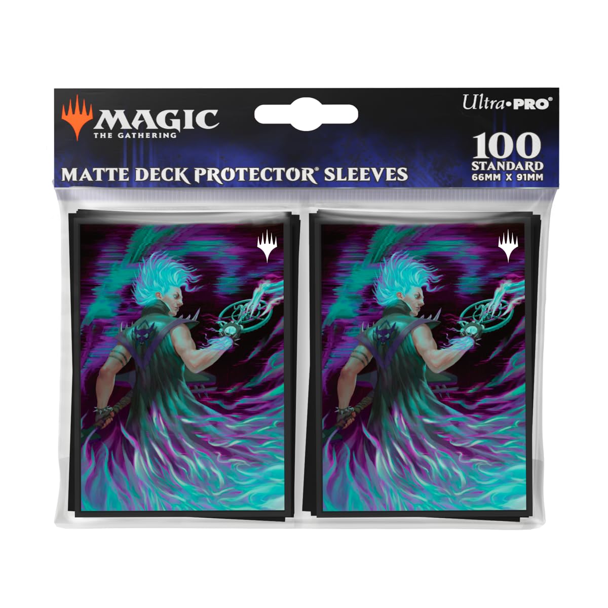 Ultra PRO - Aetherdrift Winter, Cursed Rider 100ct Deck Protector® Sleeves for Magic: The Gathering, Sports Cards, MTG, D&D Cards, Sized to Fit