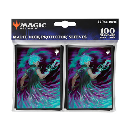 Ultra PRO - Aetherdrift Winter, Cursed Rider 100ct Deck Protector® Sleeves for Magic: The Gathering, Sports Cards, MTG, D&D Cards, Sized to Fit