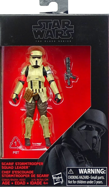 Star Wars: Rogue One, The Black Series, Scarif Stormtrooper Squad Leader Exclusive Action Figure, 3.75 Inches