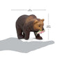Safari Ltd. Grizzly Bear Figurine - Detailed 4.5" Plastic Model Figure - Fun Educational Play Toy for Boys, Girls & Kids Ages 3+