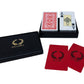 DA VINCI Ruote Italian 100% Plastic Playing Cards 2-Deck Set Bridge Size Large Index
