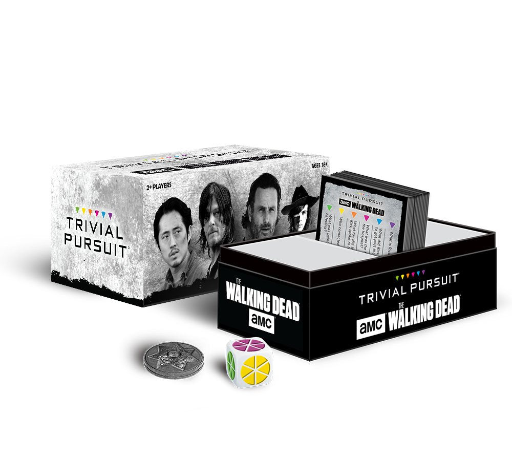 USAopoly TP116-469 AMC The Walking Dead Trivial Pursuit Game, Multicolor