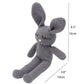 Moni's Choice Stuffed Plush Baby Crochet Bunny Rabbit Easter Gifts Handmade Stuffed Animal Hand-Knit Doll Granddaughter Grandson Lovey Sleep Toy