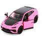 KiNSMART Lamborghini Urus Performante, Matte Hot Pink - 1/38 Scale Diecast Model Car - 5" L x 2" W x 1.75" H with Pullback Motor Action and Openable
