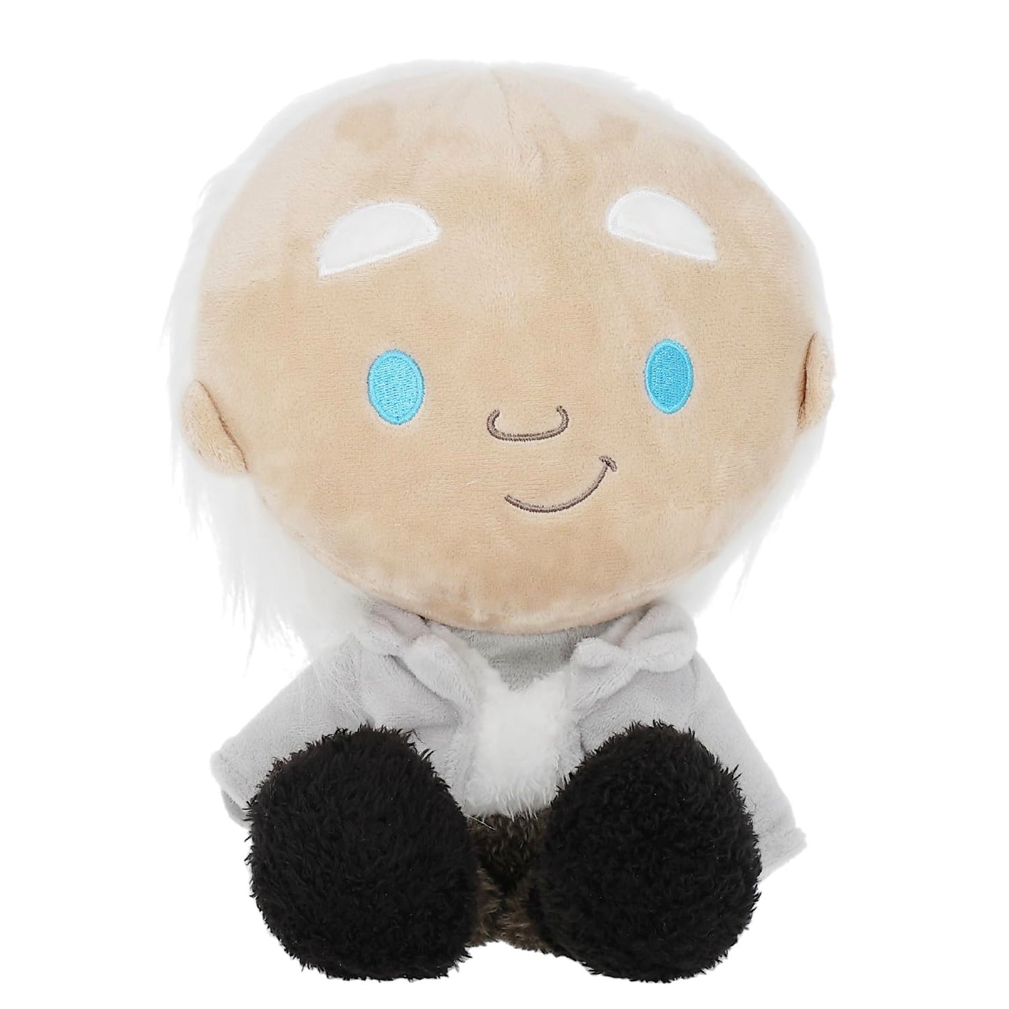 Back to The Future Doc Brown Cuteeze Stuffed Plush Toy - 12 Inch Extra Soft Plushie - Crinkle Sound in Ears - Beans in The Body for Comforting Feel