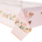 Blue Panda Tiny Dancer Tablecloths - 3 Pack, Pink, 54 x 108 in, Plastic - Birthday Table Cover for Party & Baby Shower Decoration
