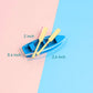 Framendino, 2 Sets Mini Rowboat Tiny Wooden Boat with Oars for Fairy Garden Accessories