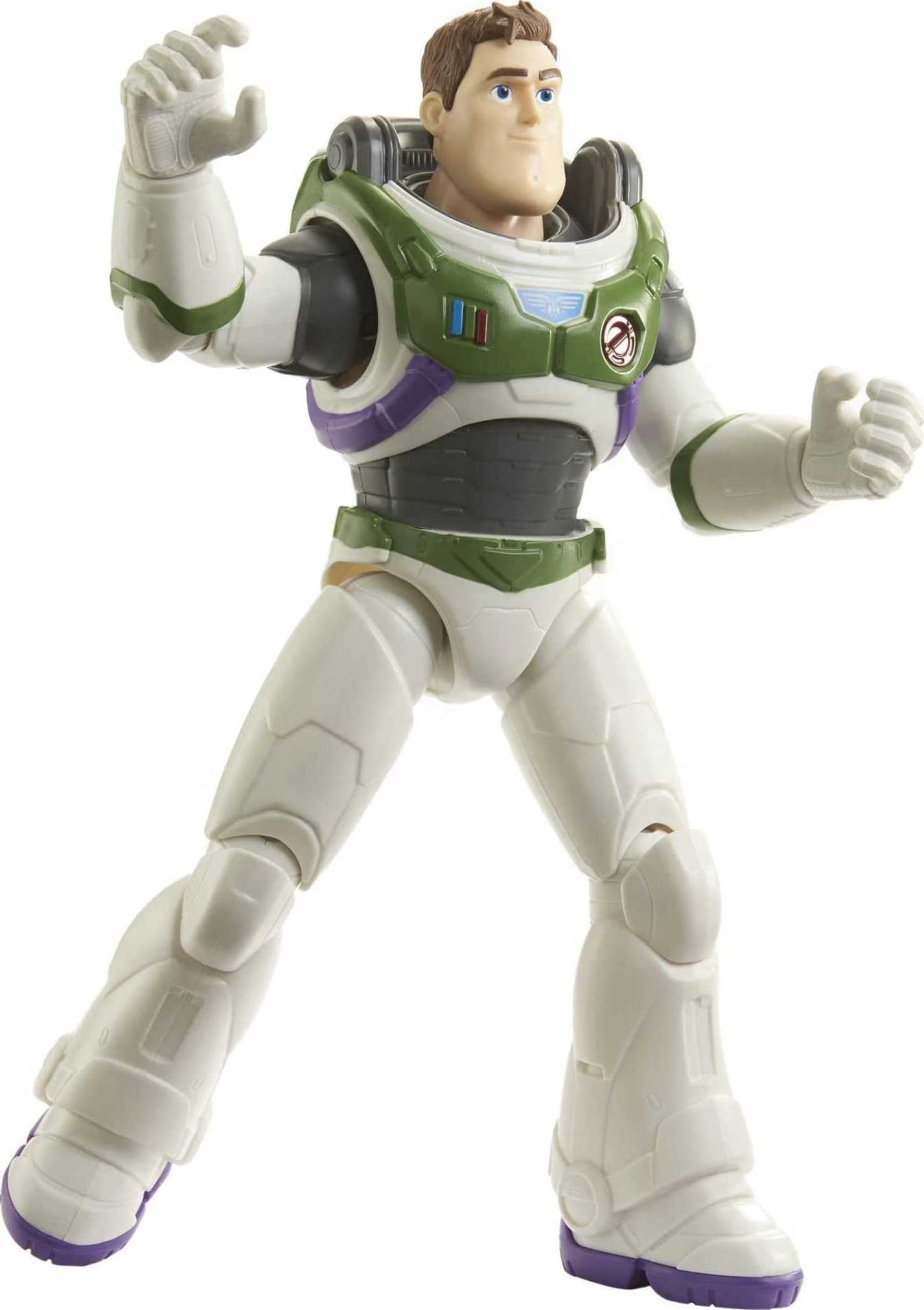 Mattel Disney and Pixar Lightyear Buzz Large-Scale Action Figure, Space Ranger Alpha with Accessories, 12 Moving Joints, 12 inch