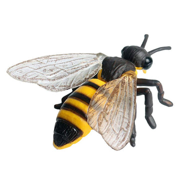 FLORMOON JOKFEICE Realistic Animal Figures Honeybee Figurines Insect Toy, Science Project, Cake Topper, Early Educational Toys Birthday for Toddlers