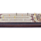 House of Cribbage - Continuous Cribbage Board/Box Inlaid in Rosewood/Maple : 4 Track - Side Drawers with Score Marking Fields for Skunks, Corners