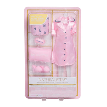 Naturalistas Fashion Pack Night Routine 6-Piece Outfit and Accessories Set for 11.5-Inch Tall Naturalistas Dolls, Designed and Developed by Purpose