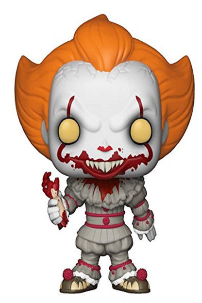 Funko Pop! Horror: IT - Pennywise with Severed Arm, Amazon Exclusive Collectible Figure, Multicolor