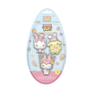Funko Pop! Pocket Egg: Hello Kitty, Kuromi, and Pompompurin - Collectable Vinyl Figure - Gift Idea - Official Merchandise - Toys for Kids & Adults