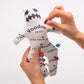GRACEART 9 inch Voodoo Doll Revenge Spell with 7 pcs Skull Pins (Style-A)